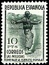 Spain 1938 Ejercito 10 PTS Verde Edifil 800